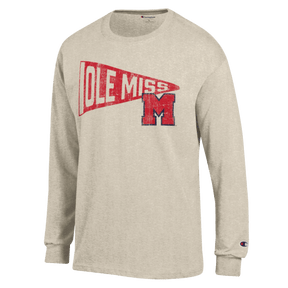 University of Mississippi Team Pennant Long Sleeve - Shop B-Unlimited