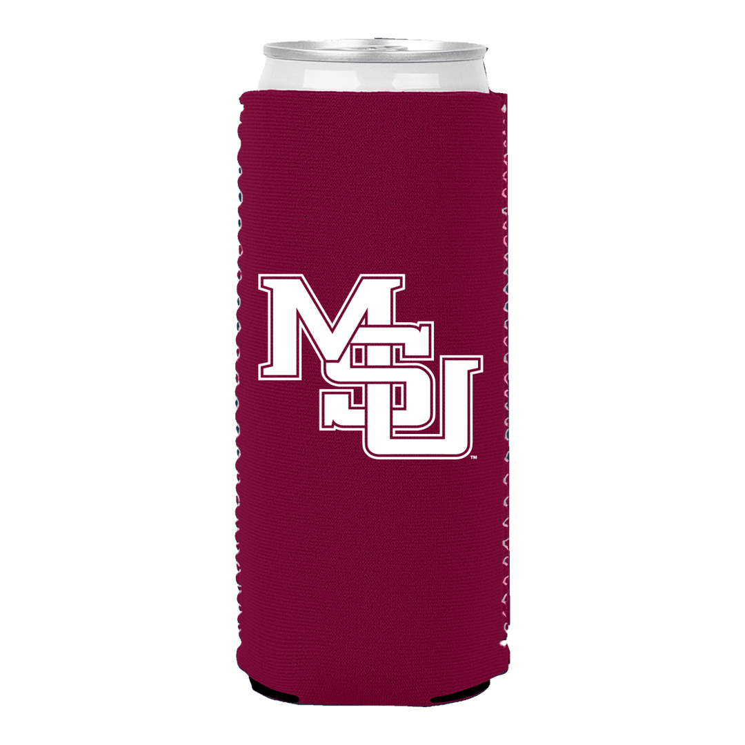 Vault Interlocking MSU Logo Skinny Can Cooler - Shop B - Unlimited - novelty drinkware