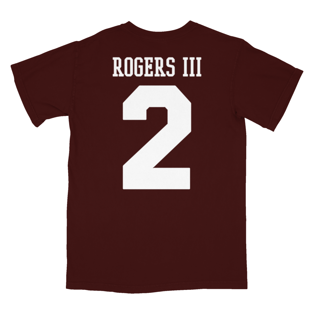 Will Rogers Maroon Jersey T-shirt - Shop B-Unlimited